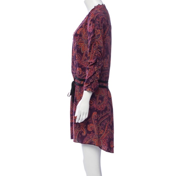 VERONICA BEARD 100% Silk Paisley Dress - Picture 2 of 3